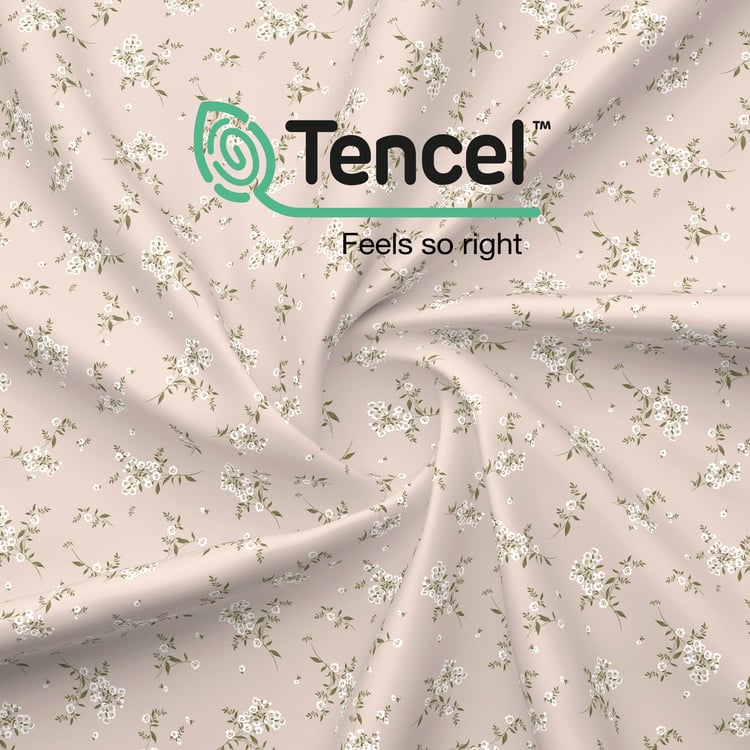 BOUTIQUE LIVING Zen Living Tencel Floral Print Reversible Double Dohar