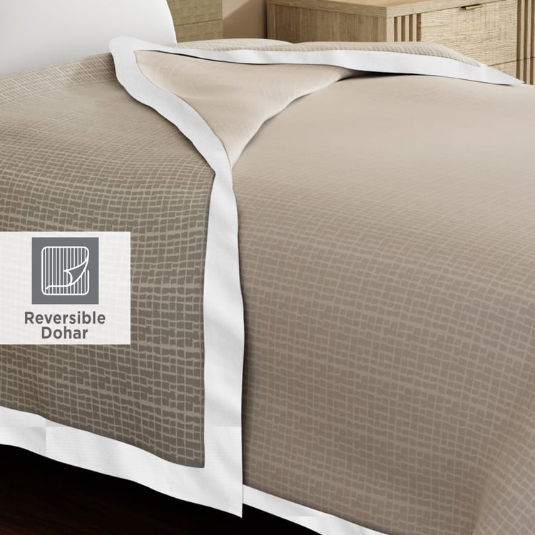BOUTIQUE LIVING Zen Living Tencel Printed Reversible Single Dohar