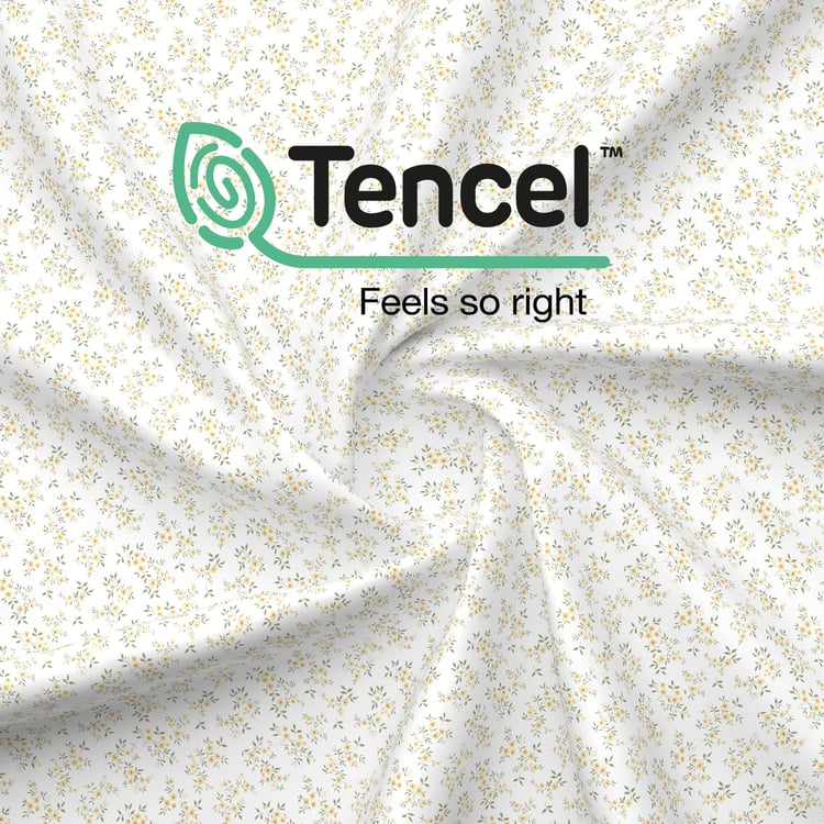 BOUTIQUE LIVING Zen Living Tencel Floral Print Reversible Single Dohar