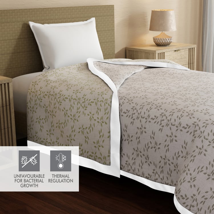 BOUTIQUE LIVING Zen Living Tencel Printed Reversible Single Dohar