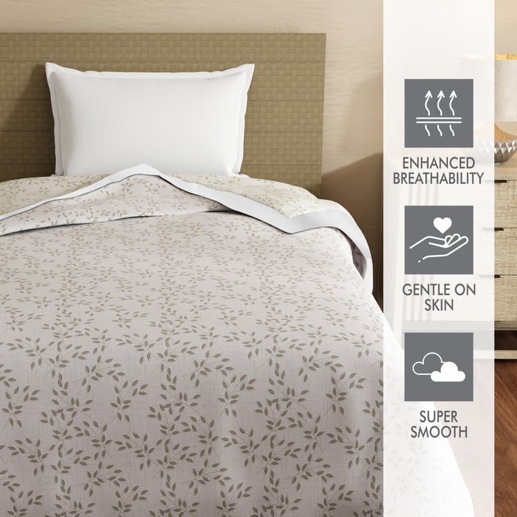 BOUTIQUE LIVING Zen Living Tencel Printed Reversible Single Dohar