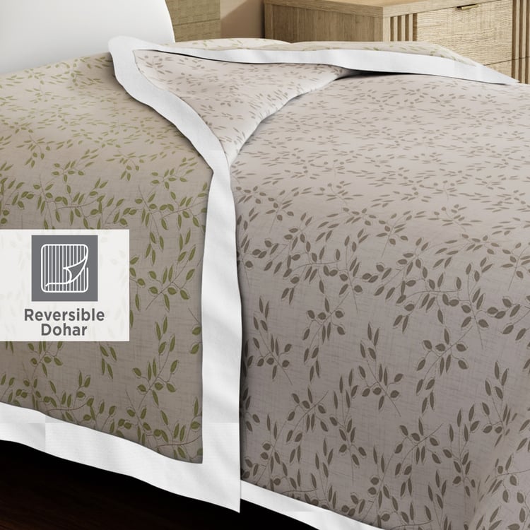 BOUTIQUE LIVING Zen Living Tencel Printed Reversible Single Dohar