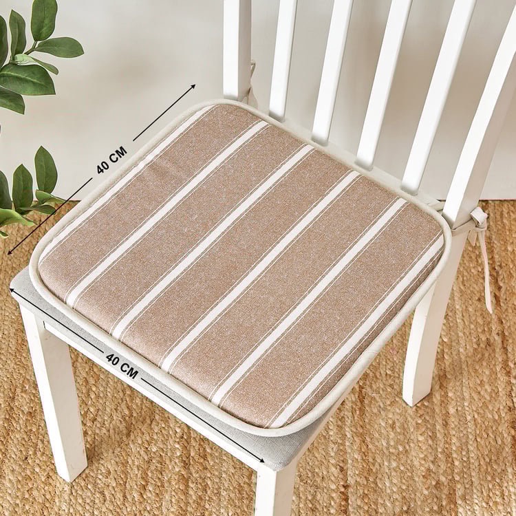 Nomad Orbit Monolith Striped Chair Pad - 40x40cm