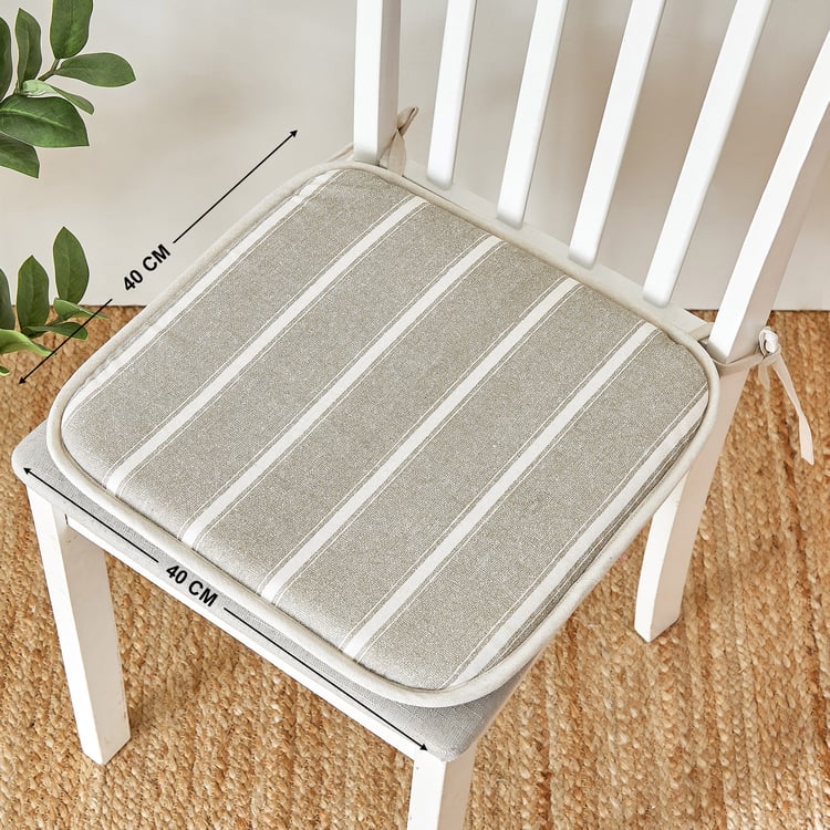 Nomad Orbit Monolith Striped Chair Pad - 40x40cm