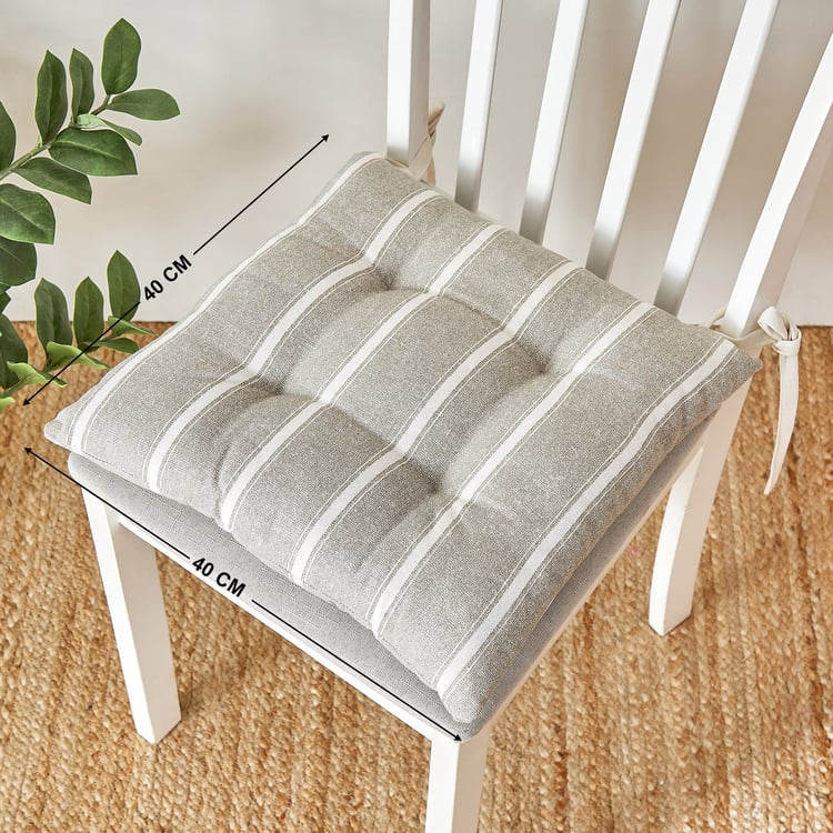 Nomad Orbit Monolith Striped Chair Pad - 40x40cm