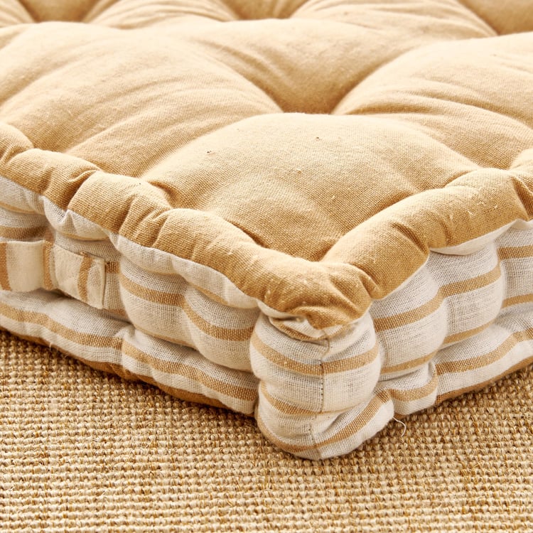 Nomad Orbit Monolith Gusset Striped Floor Cushion - 55x55cm