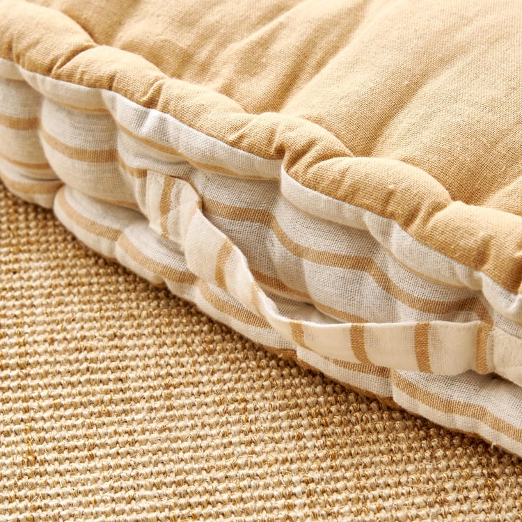 Nomad Orbit Monolith Gusset Striped Floor Cushion - 55x55cm