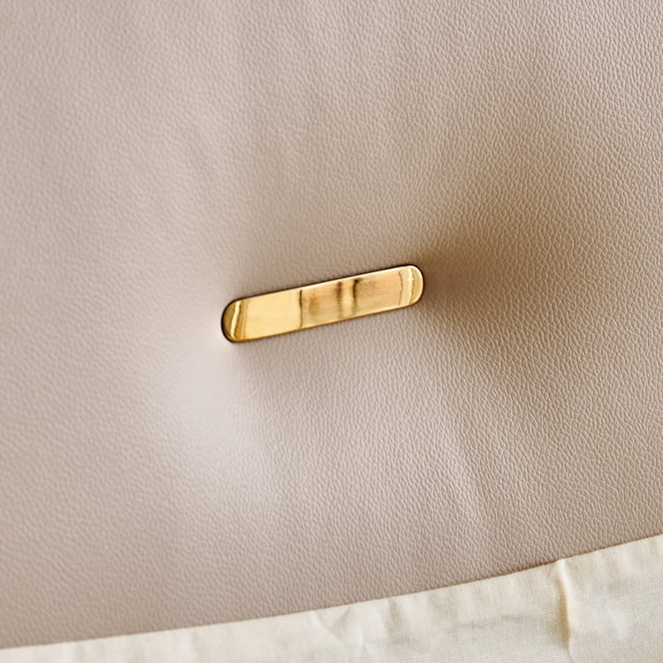 Modern Radiance Pulse King Bed with Hydraulic Storage - Ivory