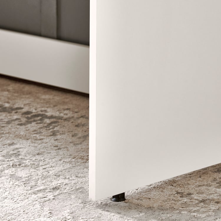 Helios Madison Study Desk with Hutch and Drawer - White