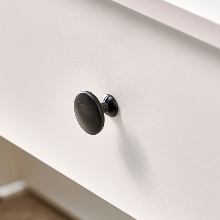 Helios Madison Study Desk with Hutch and Drawer - White