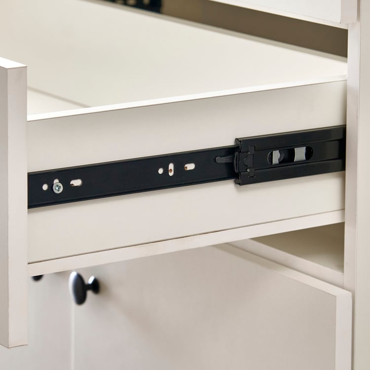 Helios Madison 24 Pairs Shoe Cabinet with Drawer - White