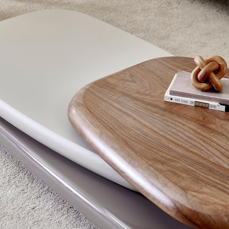 Plaza Swivel Coffee Table - Walnut