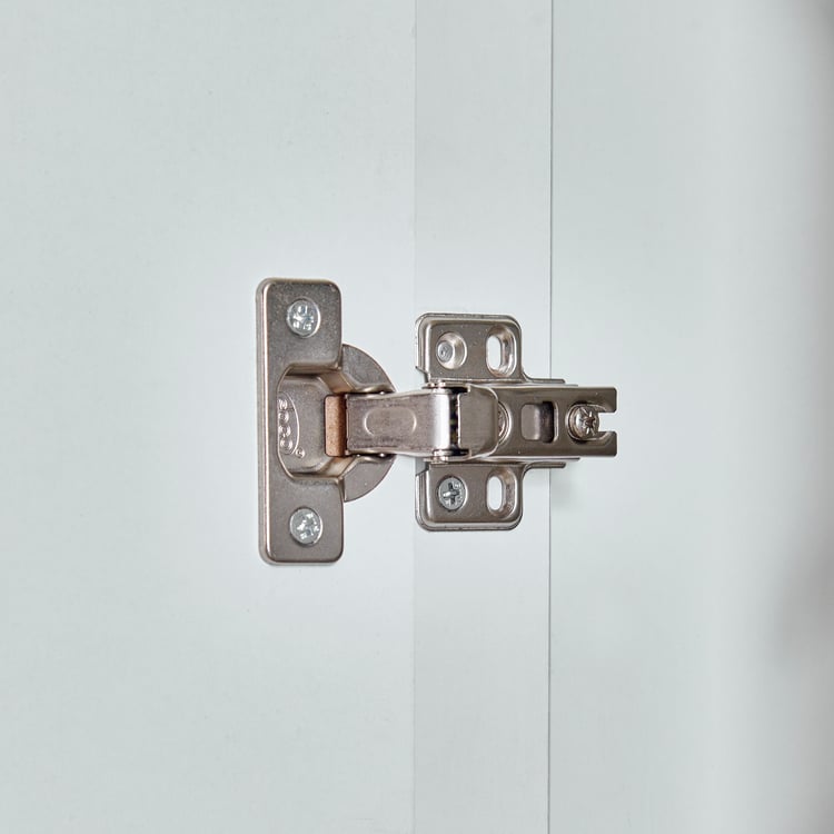 Estate 4-Door Wardrobe with Mirrors - White