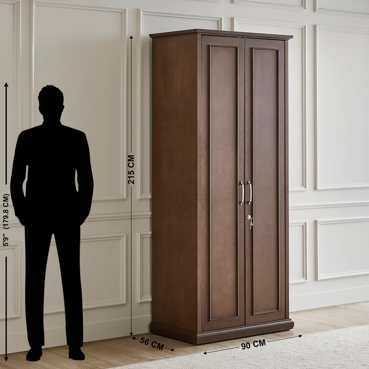 Estate 2-Door Wardrobe - Walnut