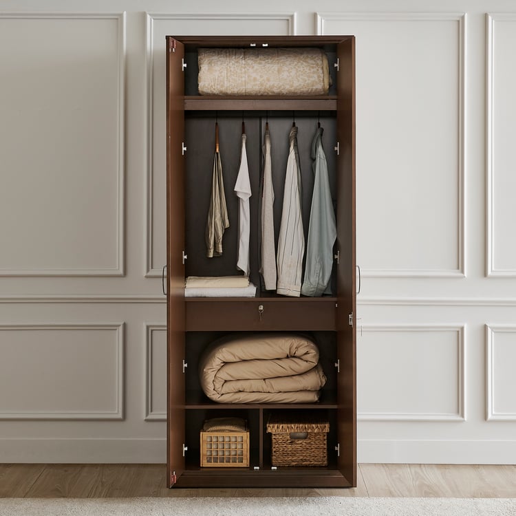 Estate 2-Door Wardrobe - Walnut