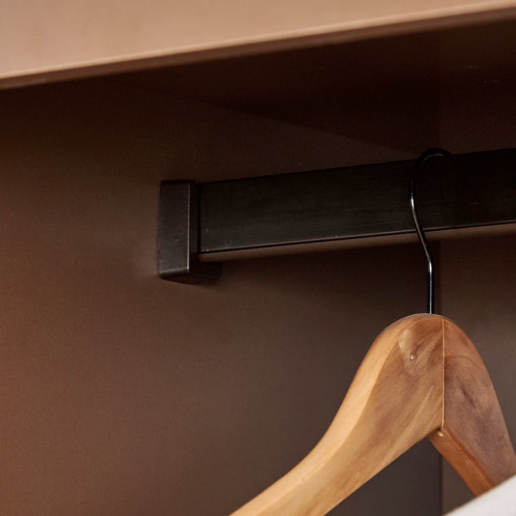 Estate 4-Door Wardrobe with Mirrors - Walnut
