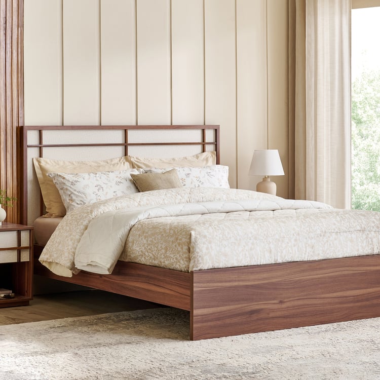 Shoji Akira Queen Bed - Brown