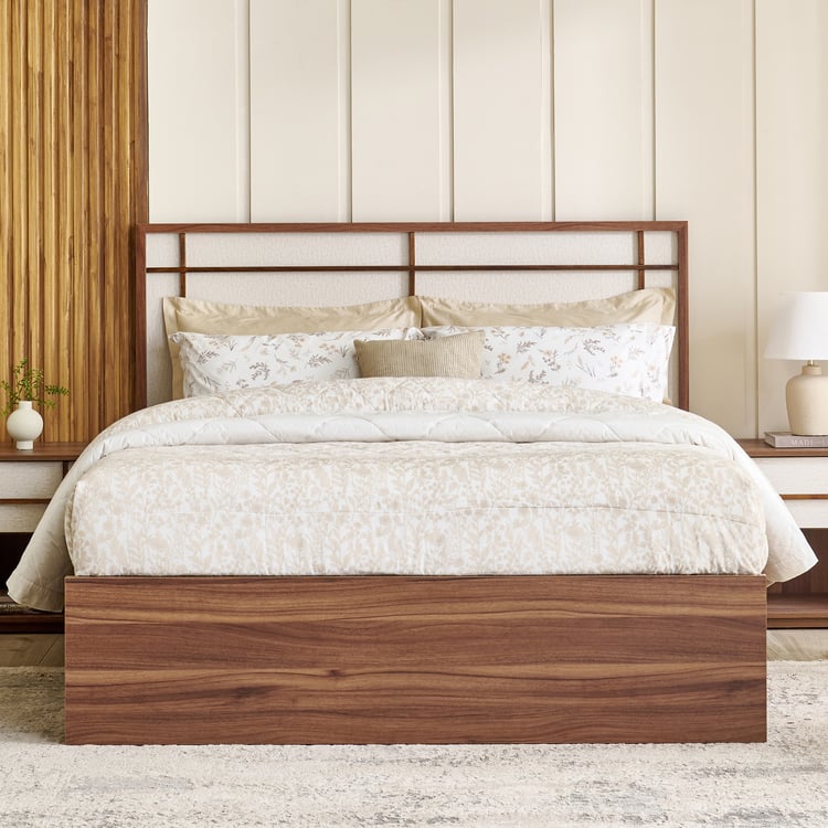 Shoji Akira Queen Bed - Brown