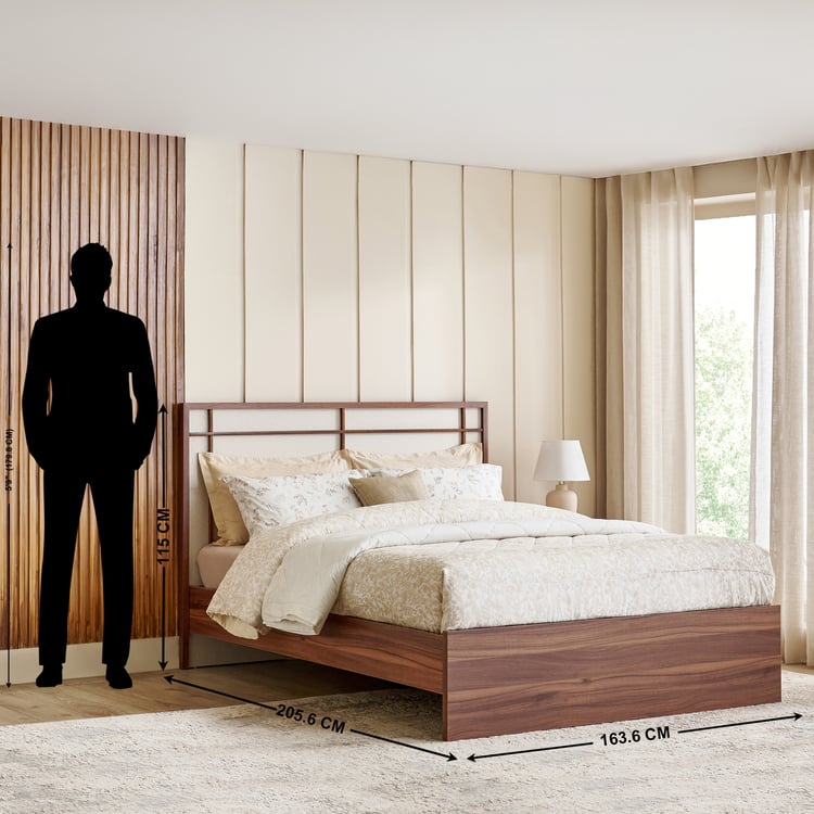 Shoji Akira Queen Bed - Brown