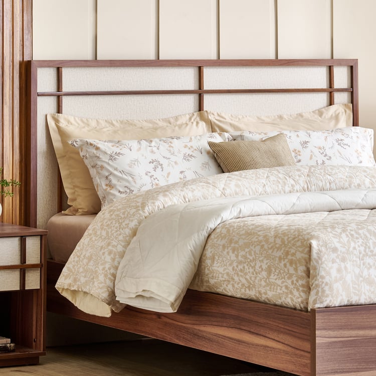 Shoji Akira Queen Bed - Brown