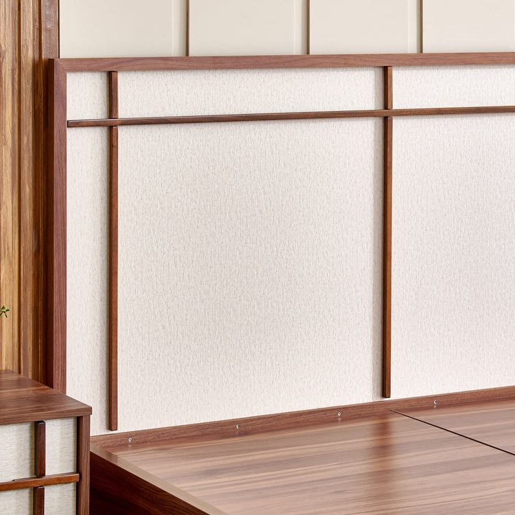 Shoji Akira Queen Bed - Brown