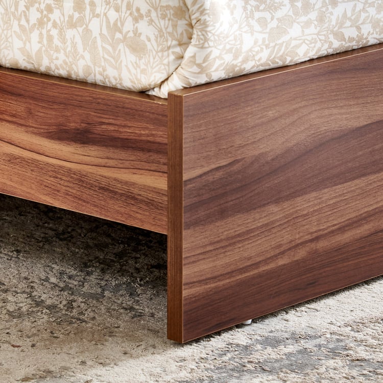 Shoji Zen Queen Bed - Brown