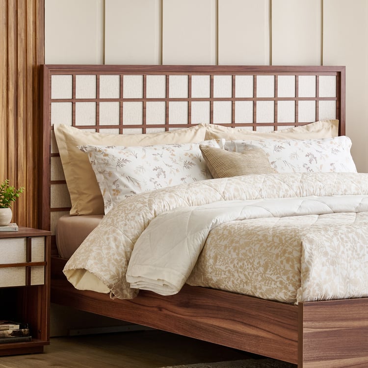 Shoji Koushi King Bed - Brown