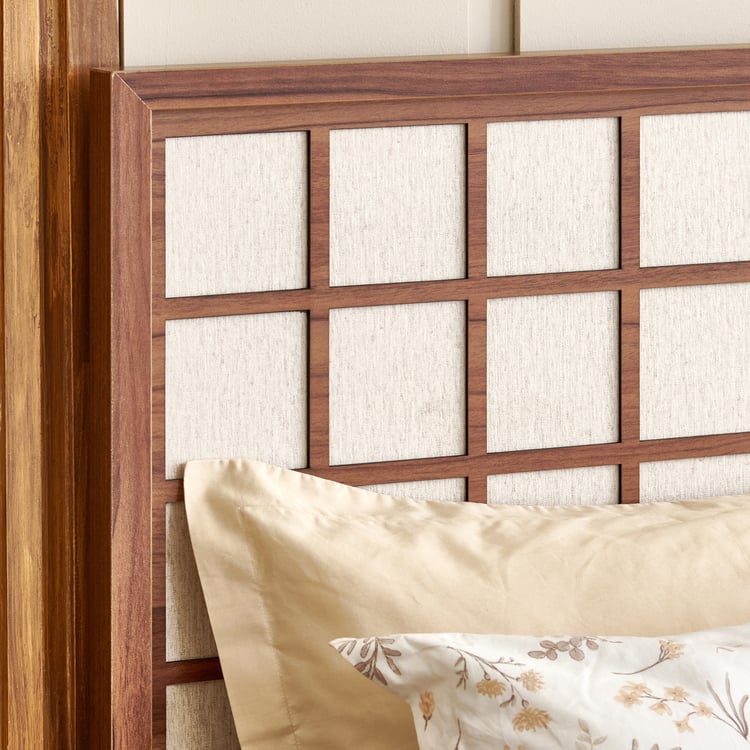Shoji Koushi Queen Bed - Brown