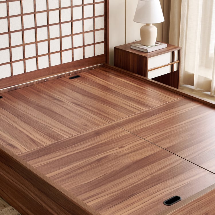 Shoji Koushi Queen Bed with Box Storage