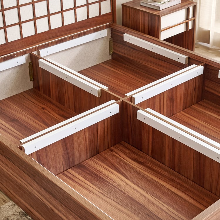 Shoji Koushi Queen Bed with Box Storage