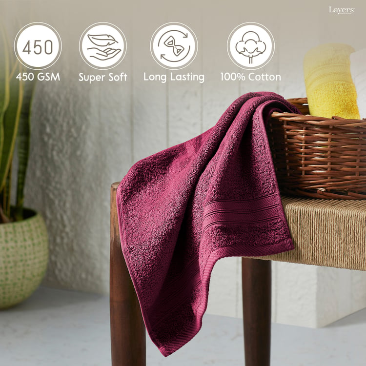 LAYERS Be Bold Set of 2 Cotton Hand Towel - 60x40cm