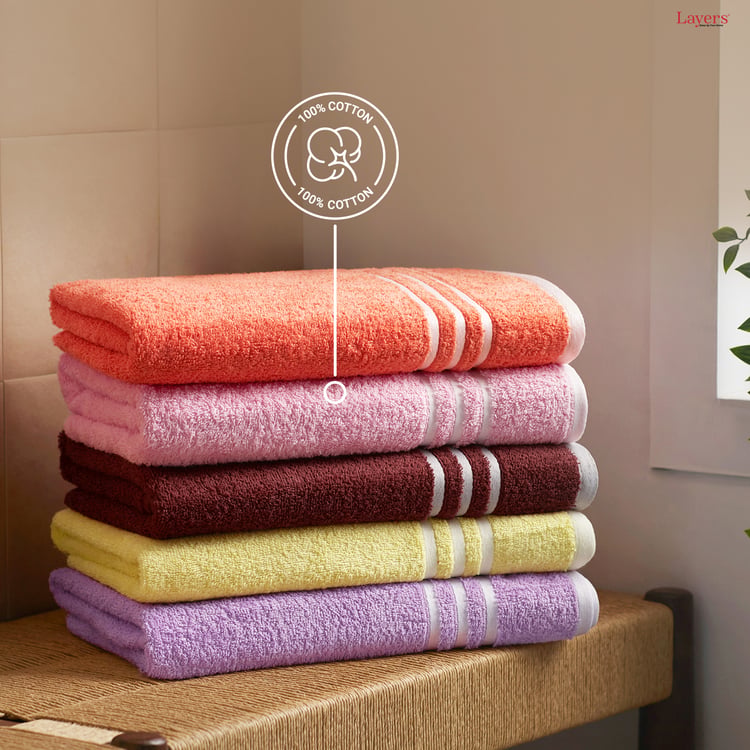 LAYERS Tuscany Cotton Striped Bath Towel - 150x75cm