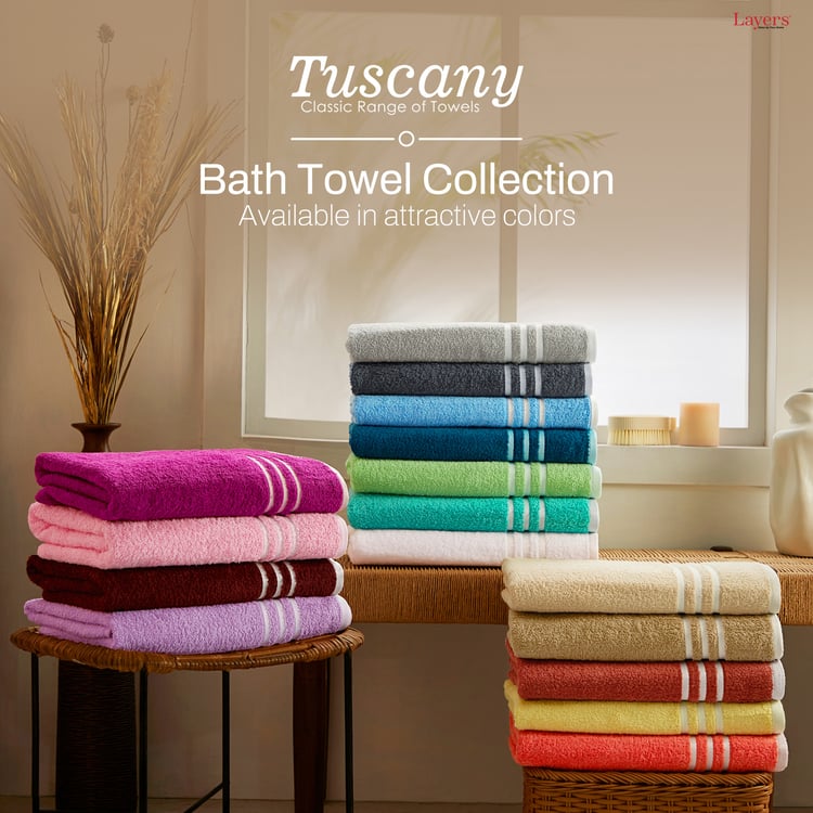 LAYERS Tuscany Cotton Striped Bath Towel - 150x75cm