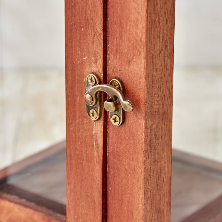 Splendid Dastkari Keith Mango Wood Lantern - Small