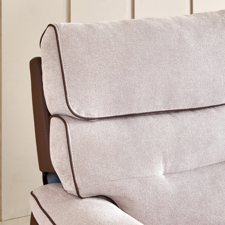 Albert Fabric 2-Seater Sofa - Brown