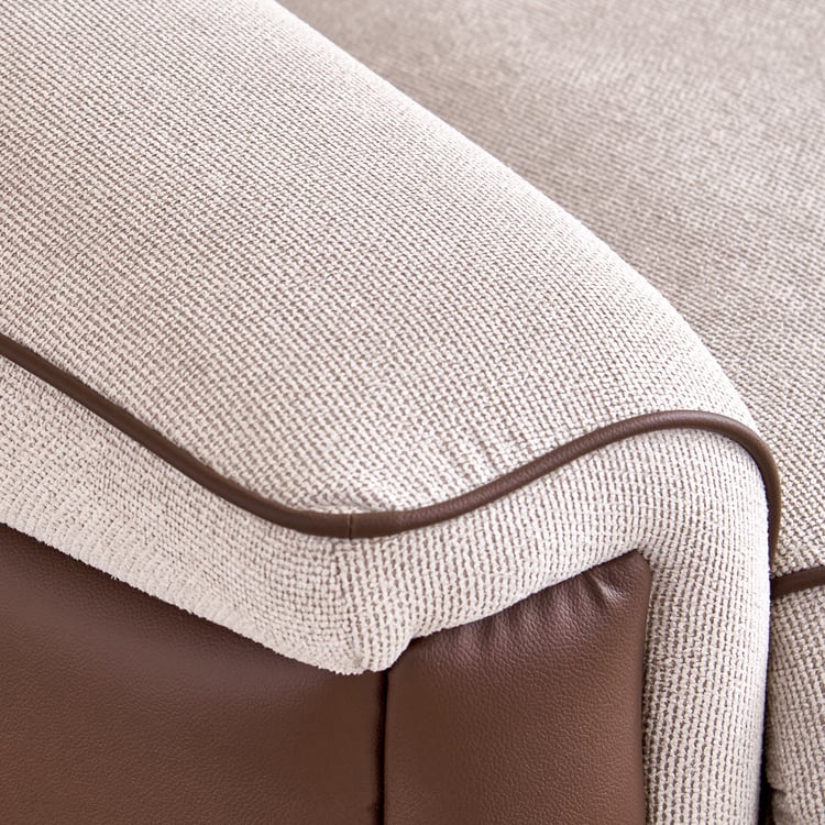 Albert Fabric 2-Seater Sofa - Brown