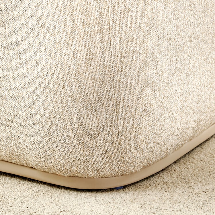 Lune Fabric Accent Chair - Beige