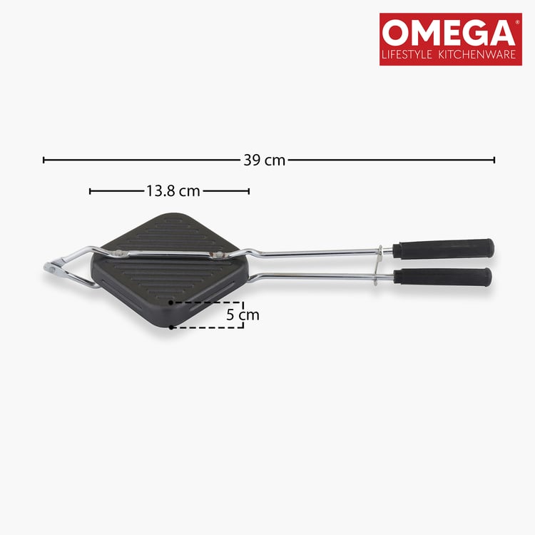 OMEGA Non-Stick Aluminium Grill Toaster