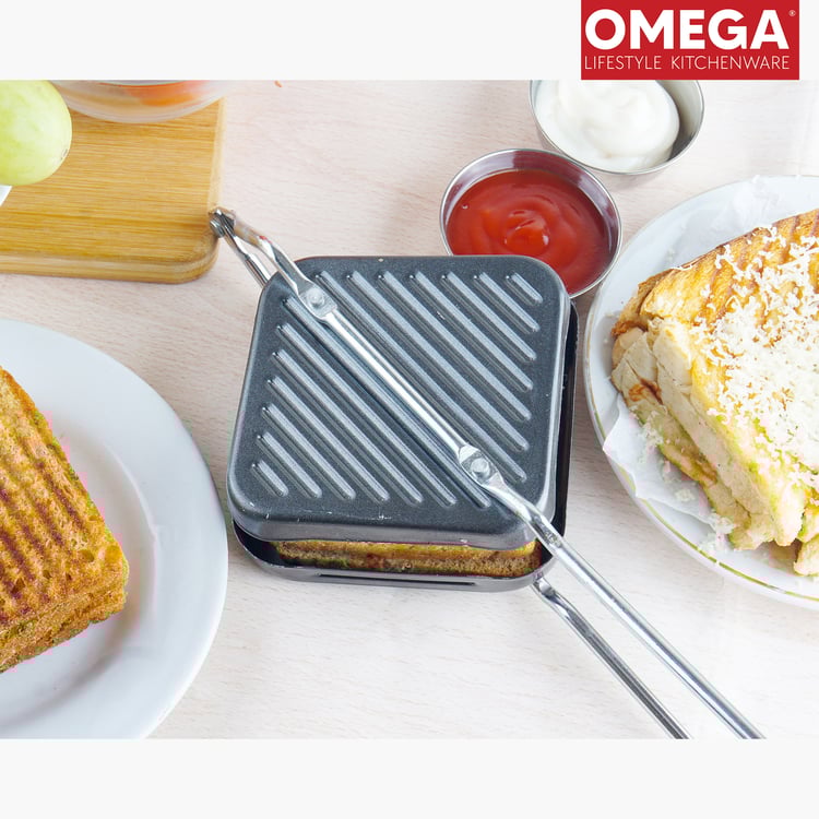 OMEGA Non-Stick Aluminium Grill Toaster