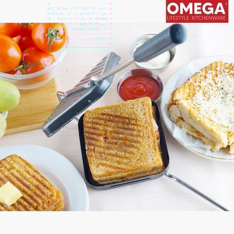 OMEGA Non-Stick Aluminium Grill Toaster