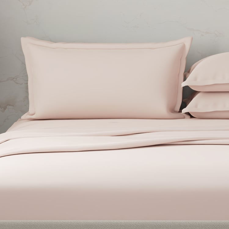 BOUTIQUE LIVING Emblem Cotton 300TC 5Pcs Super King Bedsheet Set