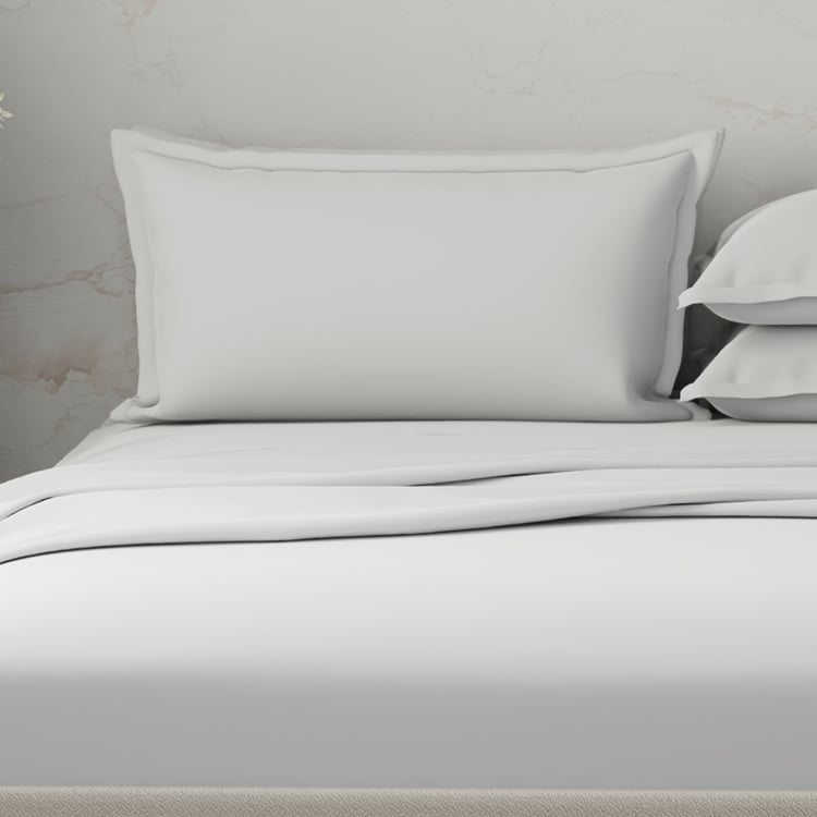 BOUTIQUE LIVING Emblem Cotton 300TC 5Pcs Super King Bedsheet Set