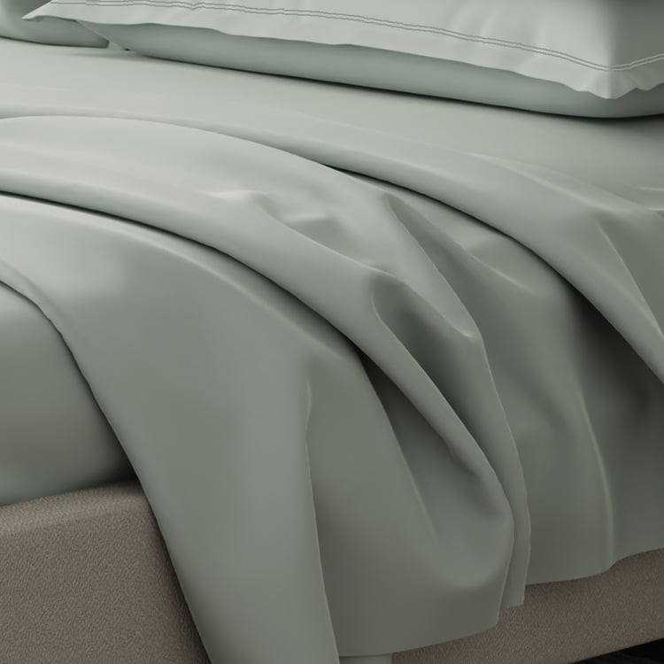 BOUTIQUE LIVING Emblem Cotton 300TC 5Pcs Super King Bedsheet Set