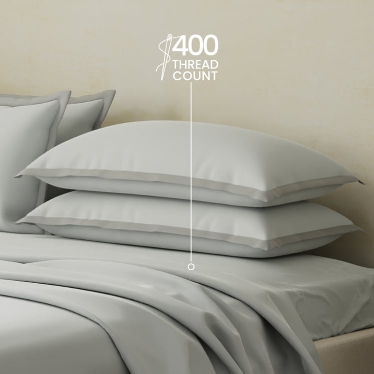 BOUTIQUE LIVING Charm Cotton 400TC 5Pcs Super King Bedsheet Set