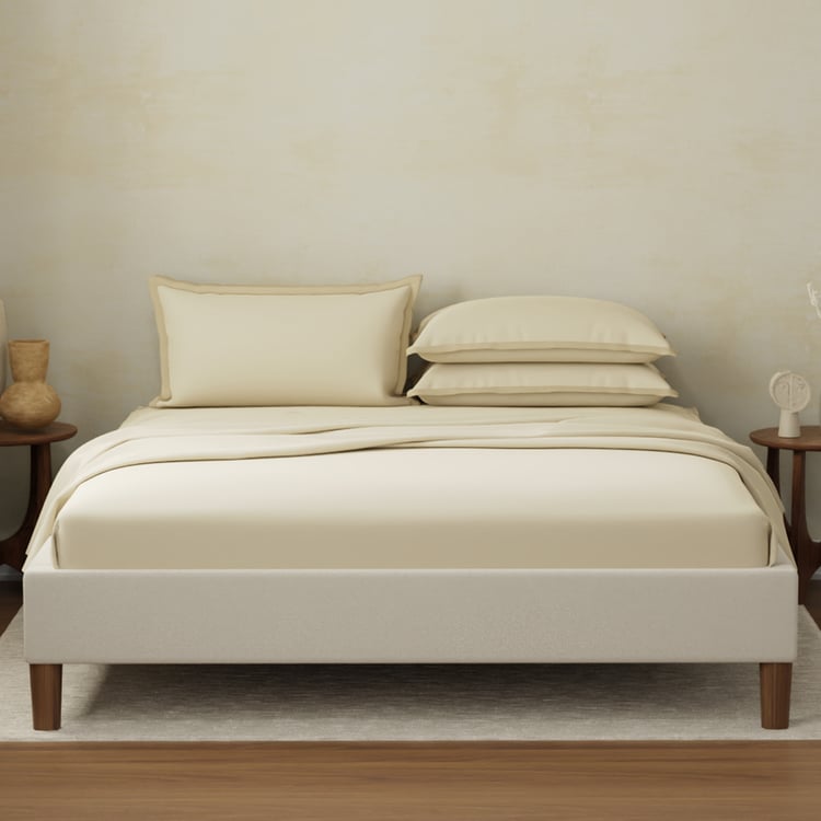 BOUTIQUE LIVING Charm Cotton 400TC 5Pcs Super King Bedsheet Set