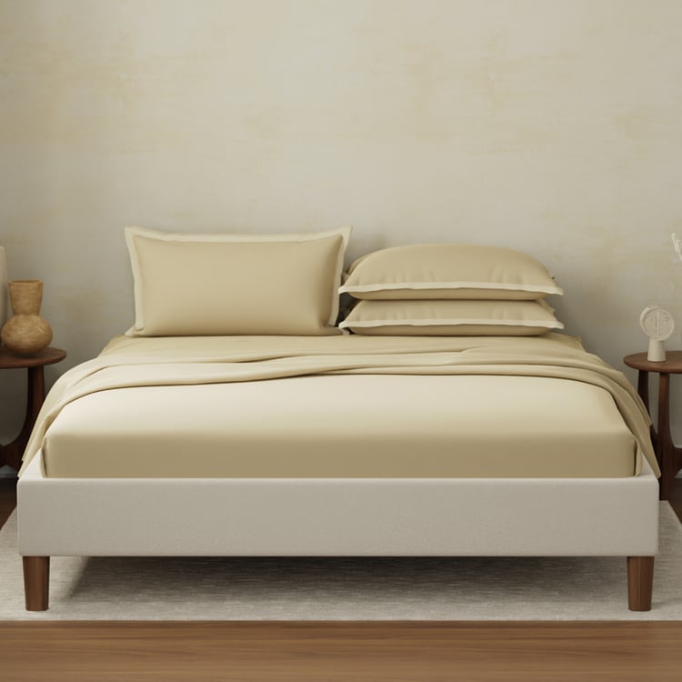 BOUTIQUE LIVING Charm Cotton 400TC 5Pcs Super King Bedsheet Set