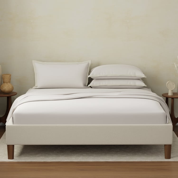 BOUTIQUE LIVING Charm Cotton 400TC 5Pcs Super King Bedsheet Set