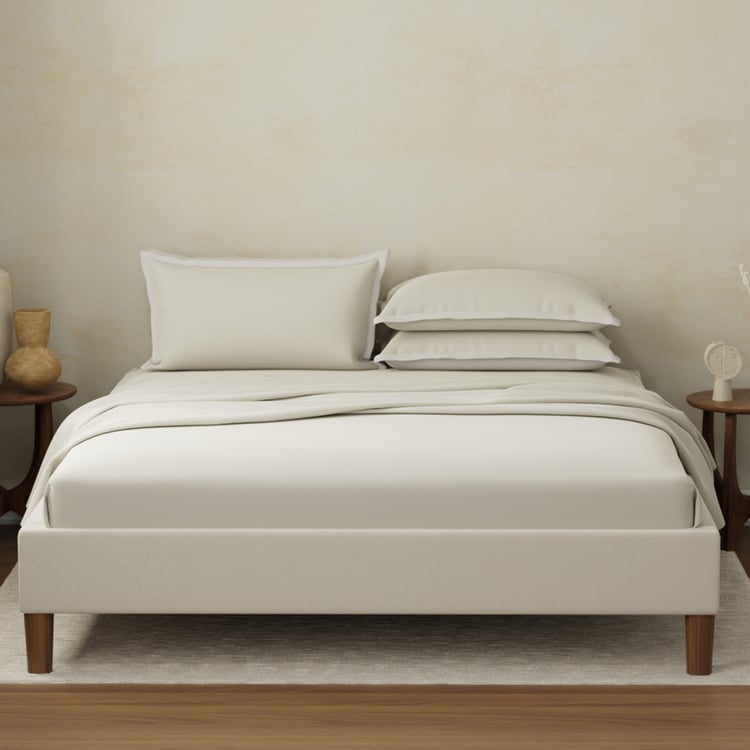 BOUTIQUE LIVING Charm Cotton 400TC 5Pcs Super King Bedsheet Set