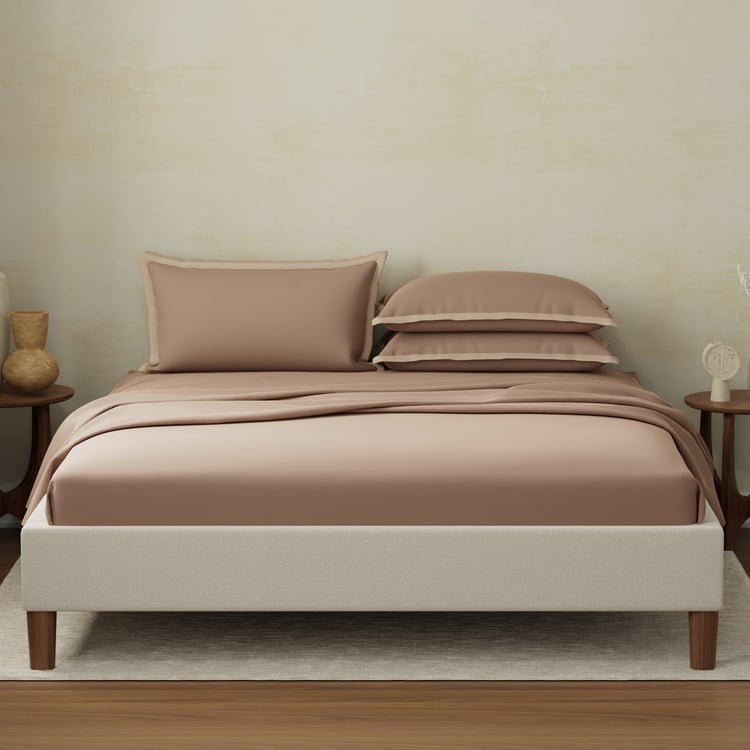 BOUTIQUE LIVING Charm Cotton 400TC 5Pcs Super King Bedsheet Set