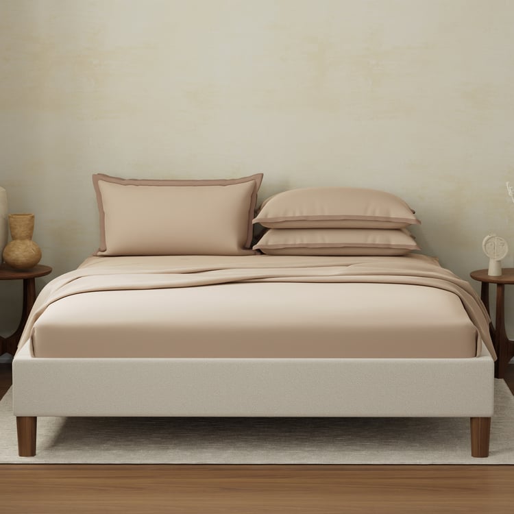 BOUTIQUE LIVING Charm Cotton 400TC 5Pcs Super King Bedsheet Set